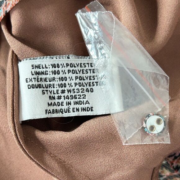 Walter Baker Carol Top Verona Sleeveless Brown/Pink W53240 Women's Small NWT - Picture 8 of 9